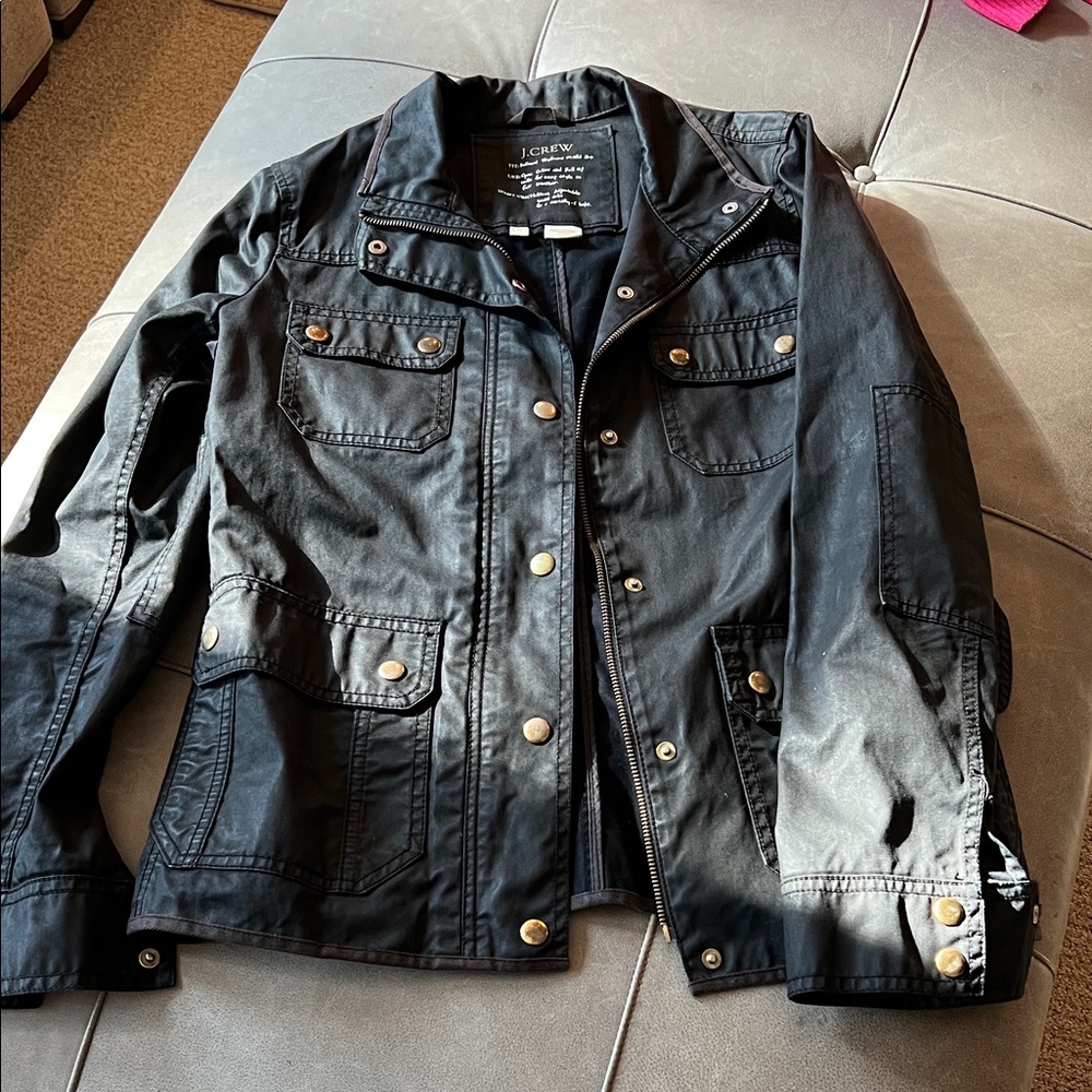J. Crew Charcoal Relaxed Field Jacket